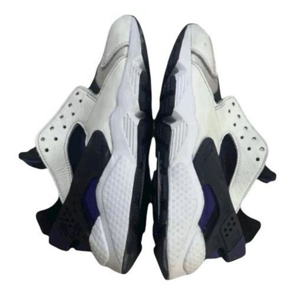 Nike Air Huarache OG White Purple Punch Black DH4439-105 Women Sneakers Size 7.5 - Picture 4 of 11